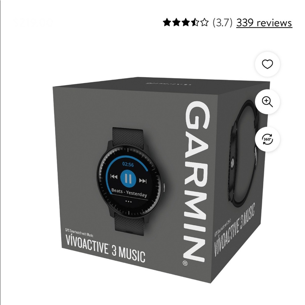 Garmin Vivioactive Touch Screen Smart Watch with Music